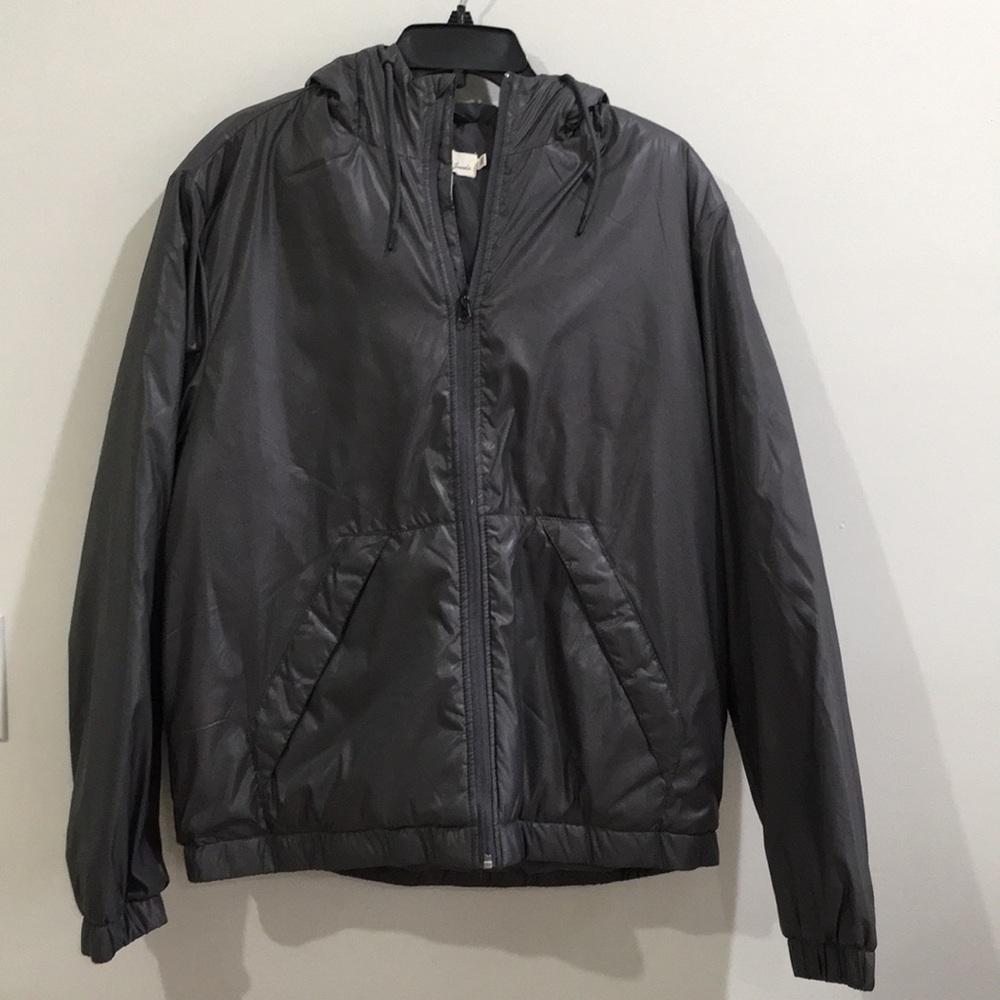 Authentic new H&M men’s bomber hooded jacket